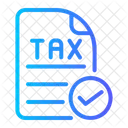 Check Tax Taxes Icon
