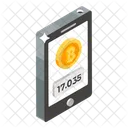 Check Bitcoin Balance Mobile Bitcoin Digital Currency Icon