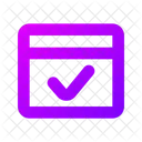 Check Calender Calender Schedule Icon