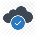 Cloud Database Check Icon
