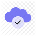 Check Cloud Verify Cloud Tick Mark Icon