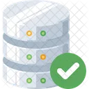 Check Database Approved Database Approved Data Icon