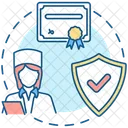 Check doctors certification  Icon