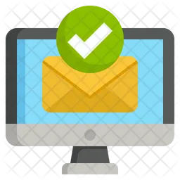 Check Email Icon - Download in Flat Style