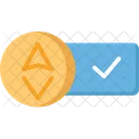 Check Etherium Crypto Etherium Ethereum Coin Icon