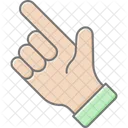 Check Hand Lineal Color Icon Icon