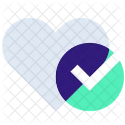 Check Heart  Icon