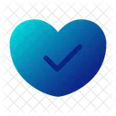 Check Heart Check Love Heart Icon