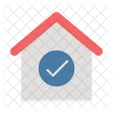Check Home House Checked Approved Home Icon