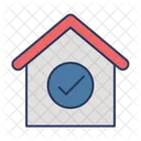 Check Home House Checked Approved Home Icon
