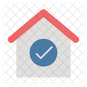 Check Home House Checked Approved Home Icon