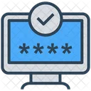 Cyber Security Check Icon