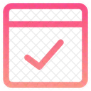 Programming Browser Check Checkmark Pass Window App Code Programming Success Check Apps Icon