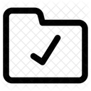 Interface Folder Check Remove Check Folder Subtract Icon