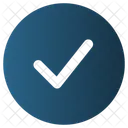 Circle Check Approved Icon