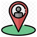 Check In My Location Position Icon