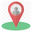 Check In My Location Position Icon