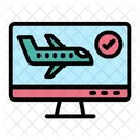 Check In Plane Flight Icon