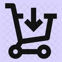 Check In Carrito De Compras Icono