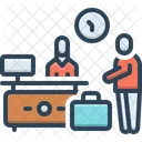 Check In Hotel Traveller Icon