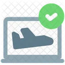 Check In On Line Symbol