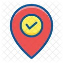 Check in pin  Icon