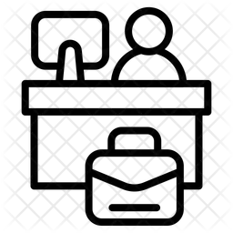 Abfertigungsschalter  Symbol