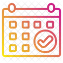 Kalender prüfen  Symbol