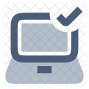 Check Laptop Laptop Display Icon