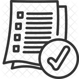 Check List Icon - Download in Line Style