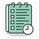 Check List Clock Time Checklist Icon