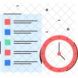 Check list time  Icon