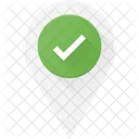 Check Pin Geolocation Icon