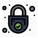 Check Lock Check Security Lock Icône