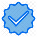 Check Mark Badge Certified Symbol