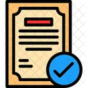 Check Mark Completion Approval Icon