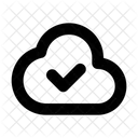 Cloud Computing Check Mark Cloud Selected Icon