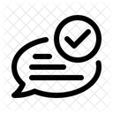 Check Mark Message Checked Icon