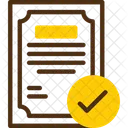 Check Mark Completion Approval Icon