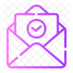 text message check mark icon