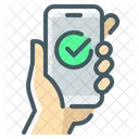 Check Mobile Mobile Verify Mobile Verification Icon