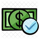 Money Checklist Authentic Icon