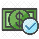 Money Checklist Authentic Icon