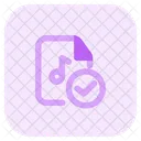 Check Music File Icon