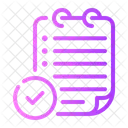 Check Note  Icon