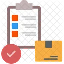 Check Order Box Delivery Icône