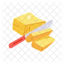 Check out flat doodle icon of butter  Icon
