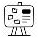 Check out sketchy icon of notice board  Icon