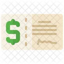 Check Paper Money Bank Icon