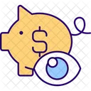 Check piggy bank  Icon